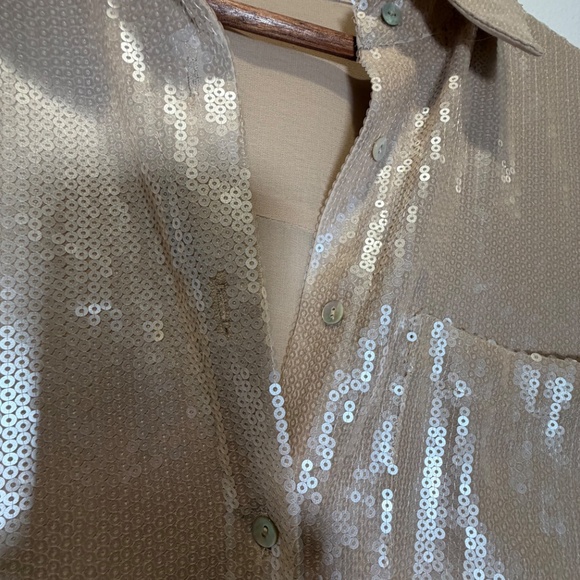 Retrofête JACE SEQUIN TOP Size: M Original Price $395 *Pants Avail Separately* - Picture 10 of 12